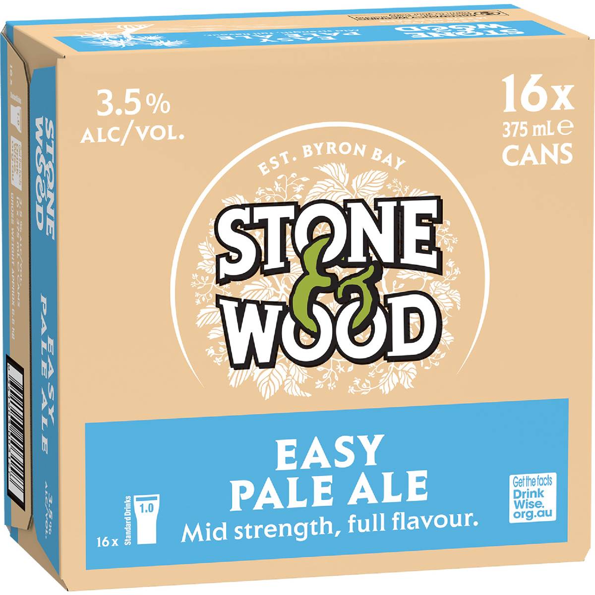 Stone & Wood Easy Pale Ale Cans 375mL x 16 pack