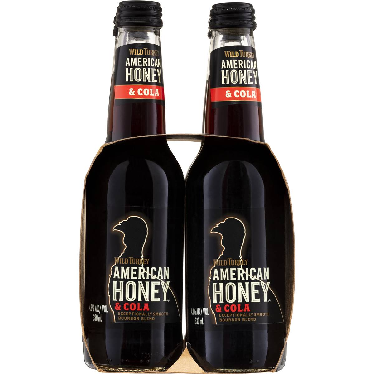 Wild Turkey American Honey & Cola 4x330ml | Woolworths