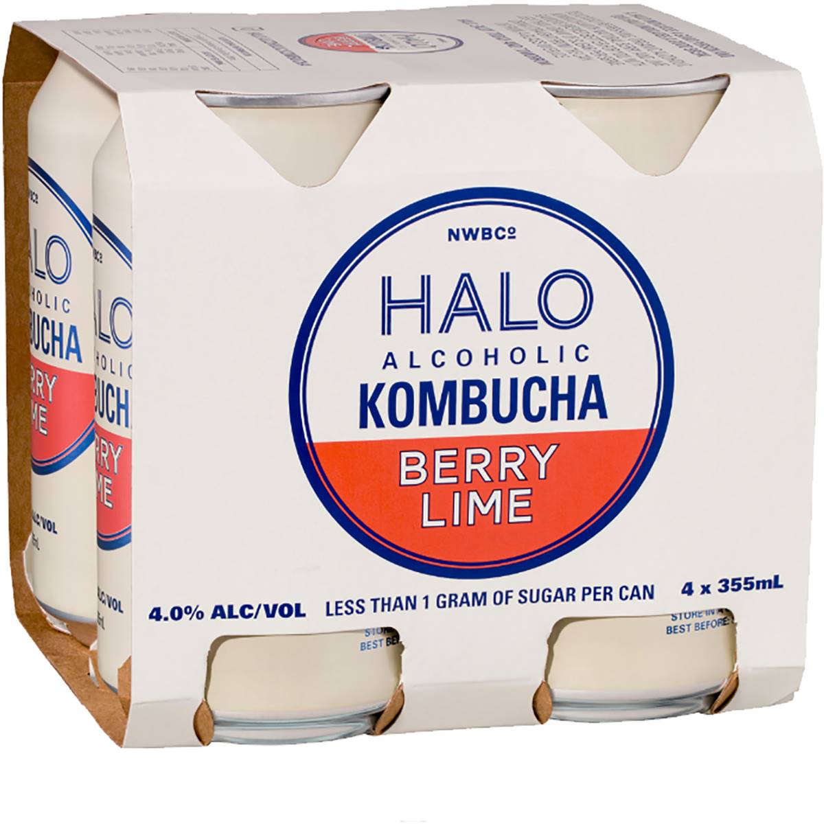 Halo Alcoholic Kombucha Berry Lime