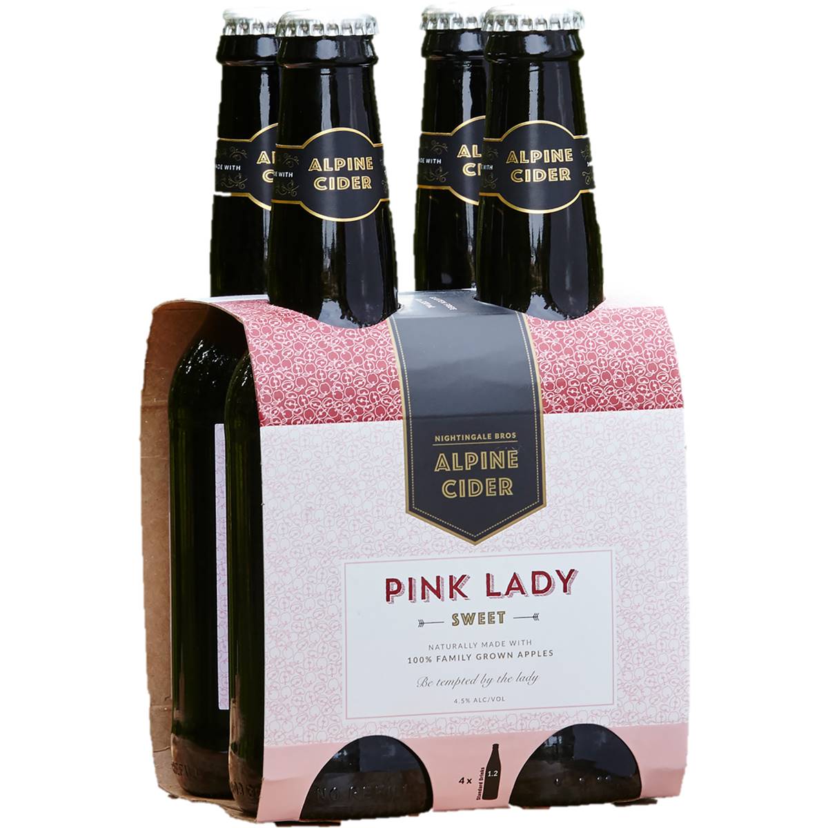 Alpine Cider Pink Lady Sweet Bottles