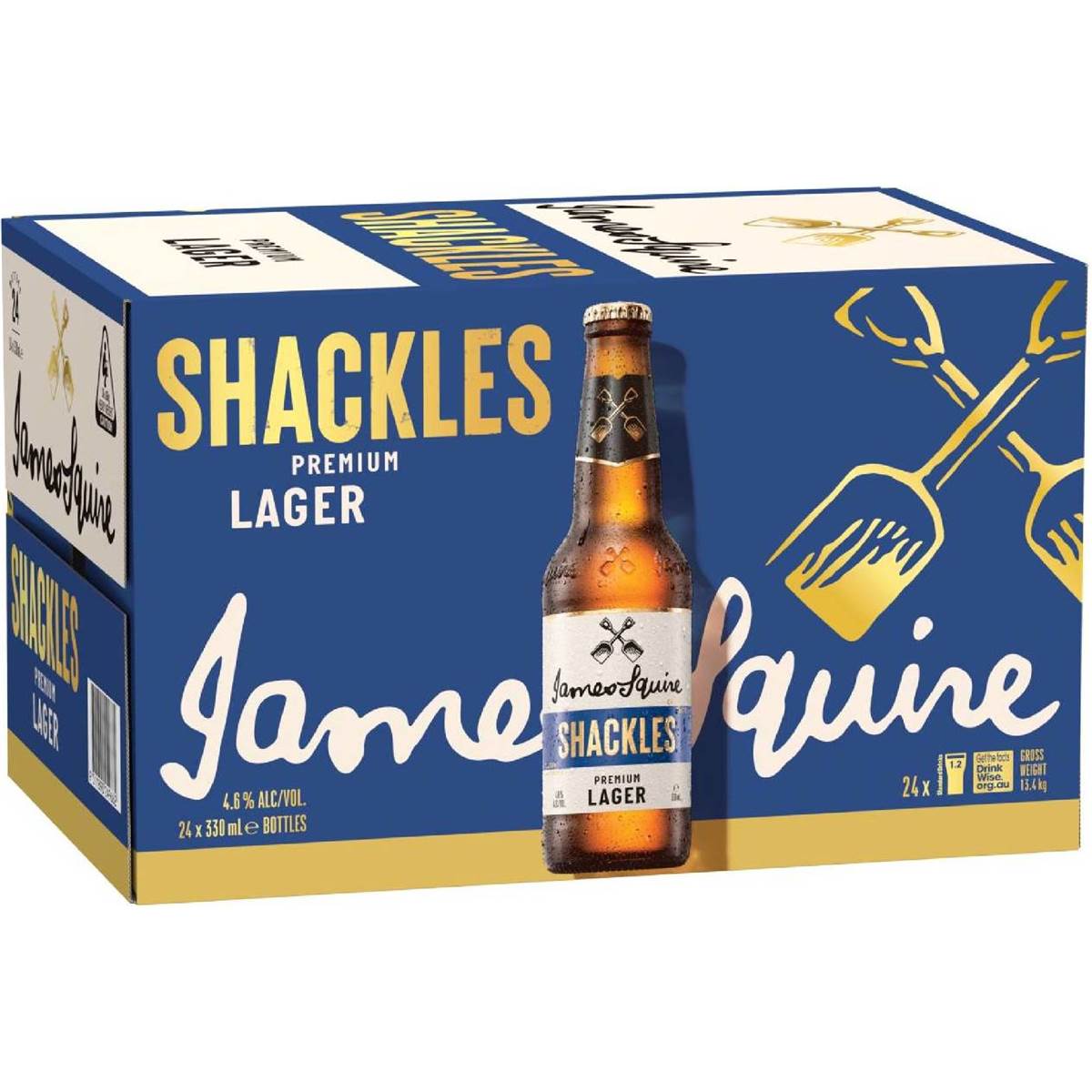 James Squire Broken Shackles Lager Bottles 330ml X 24 Case Woolworths