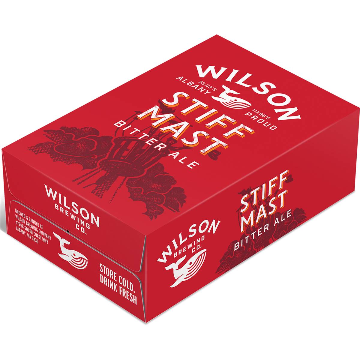 Wilson Brewing Stiff Mast Bitter Ale Cans
