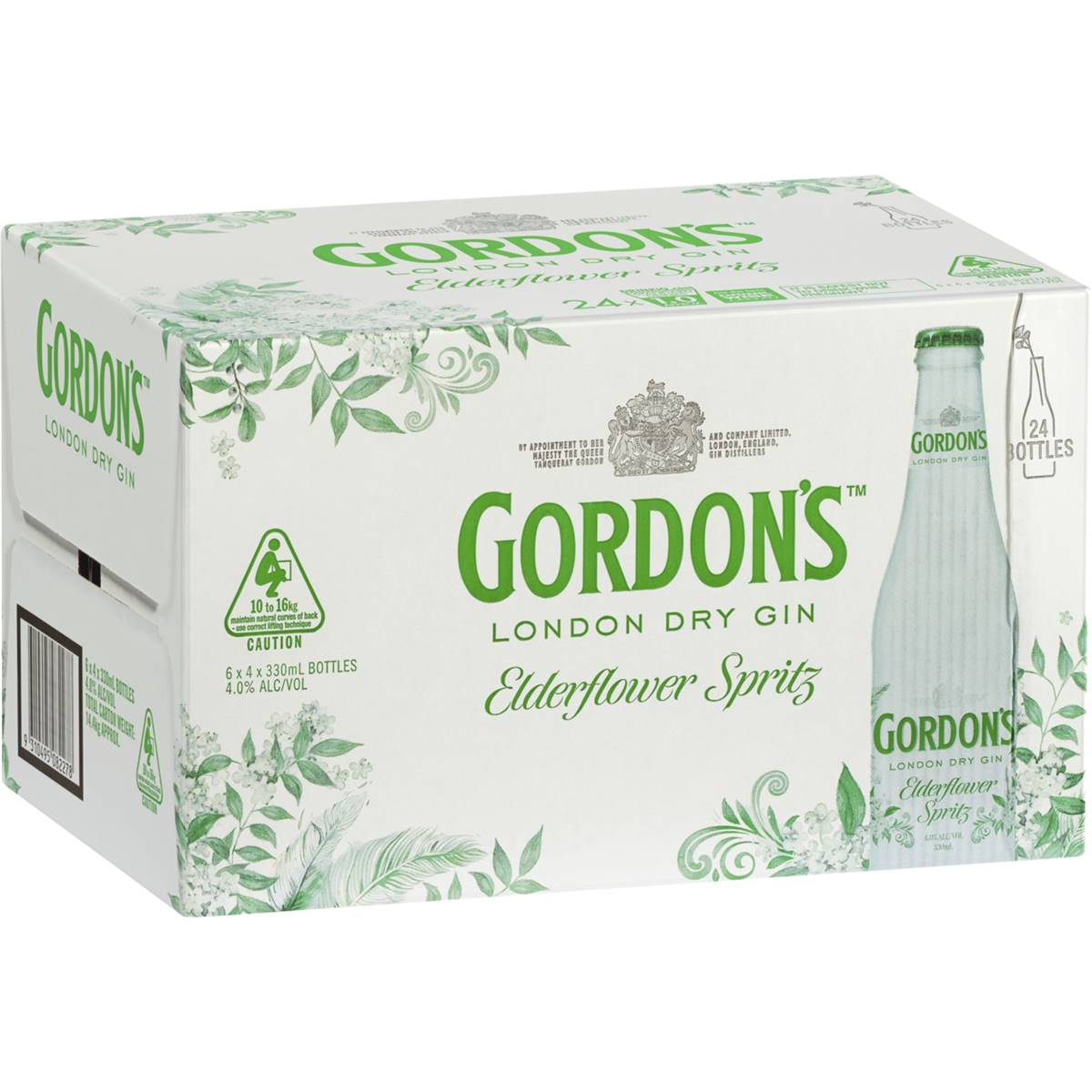 Gordon's Gin With Elderflower Spritz 4% Bottles Carton
