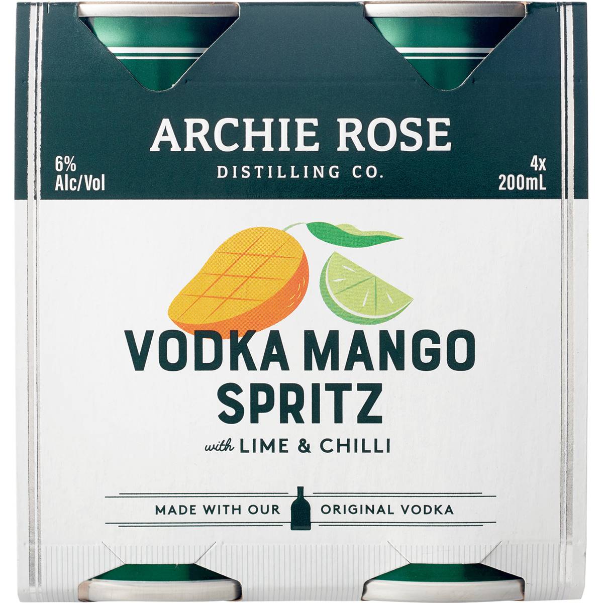 Archie Rose Distilling Co. Rose Vodka Mango & Chilli Spritz Cans