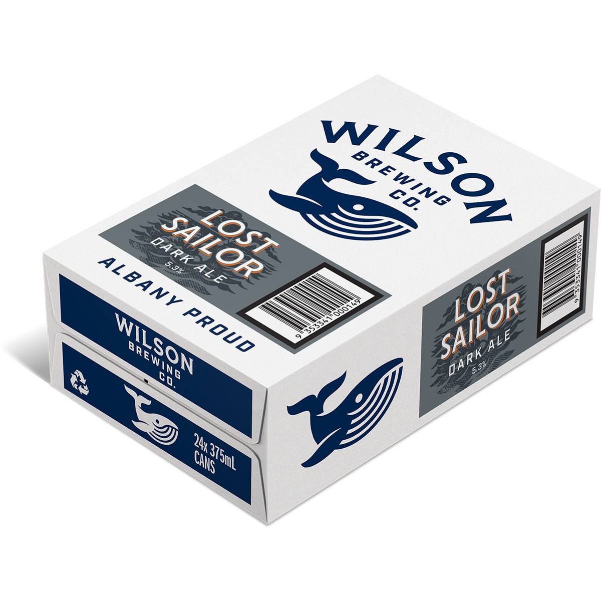 Wilson Brewing Lost Sailor Dark Ale Cans