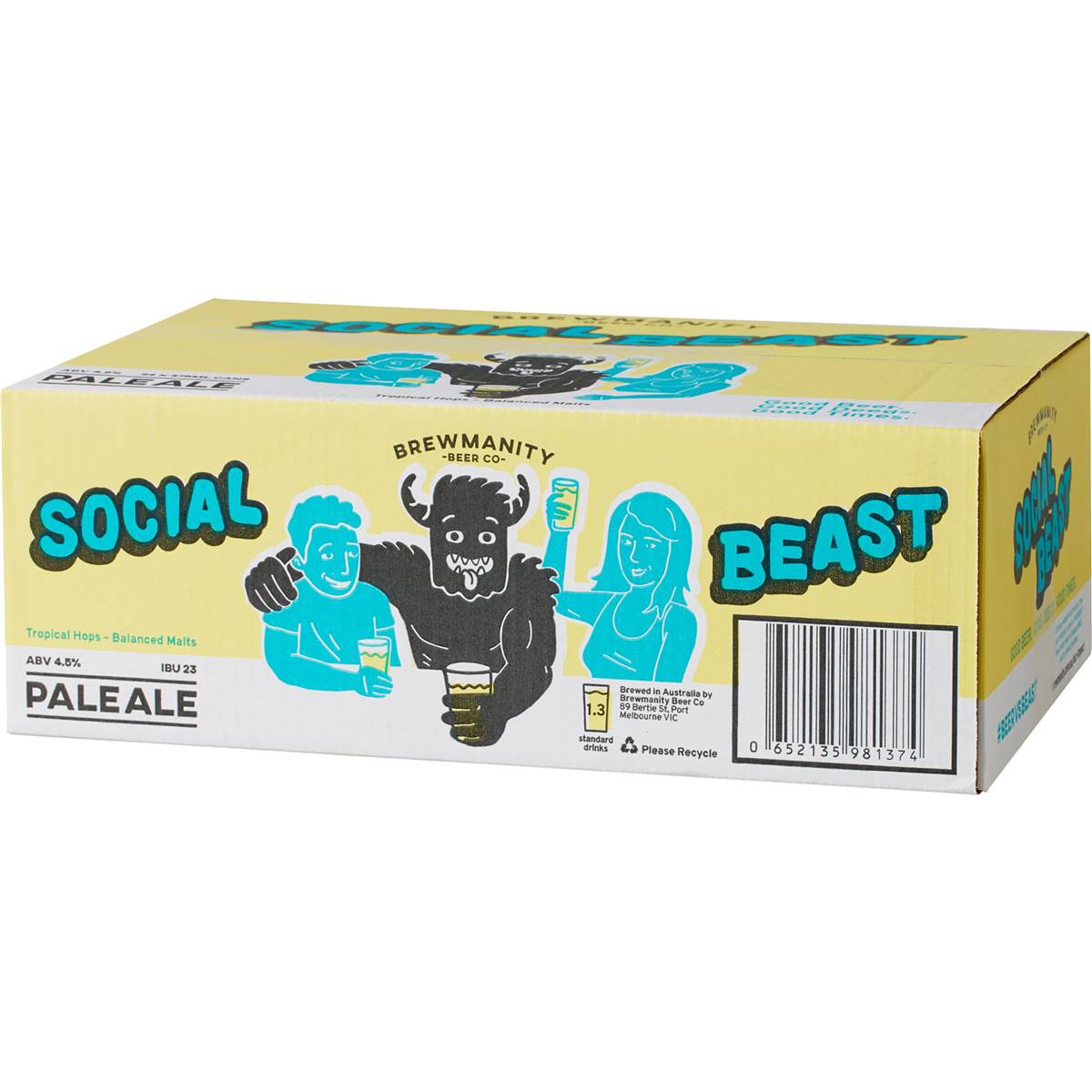 Brewmanity Social Beast Pale Ale Can