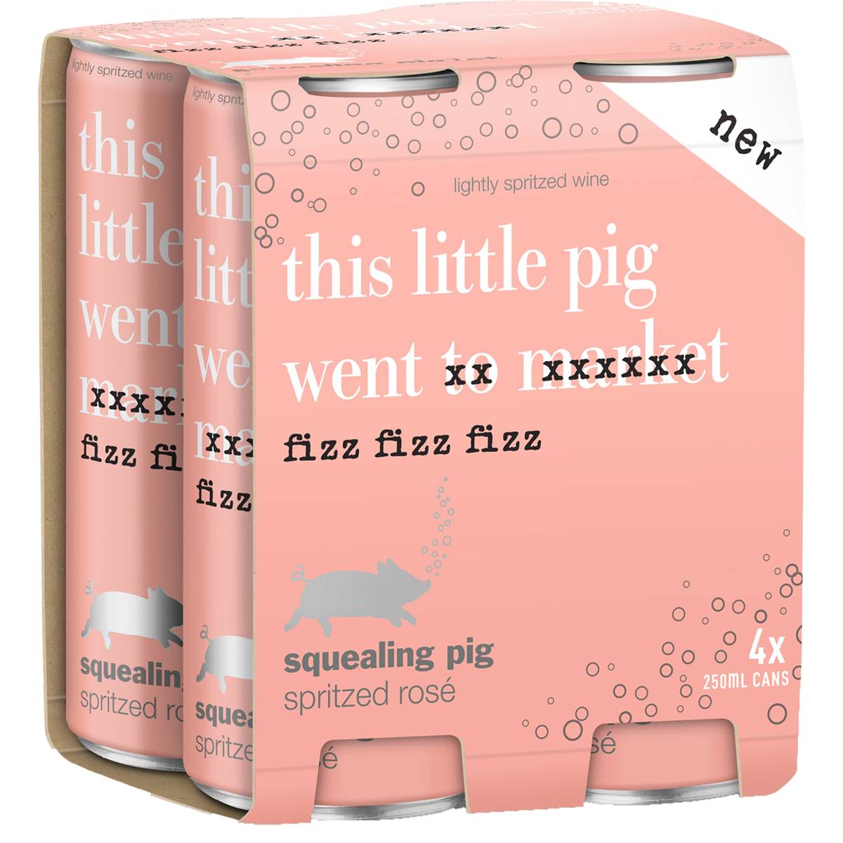 Squealing Pig Spritzed Rose Can