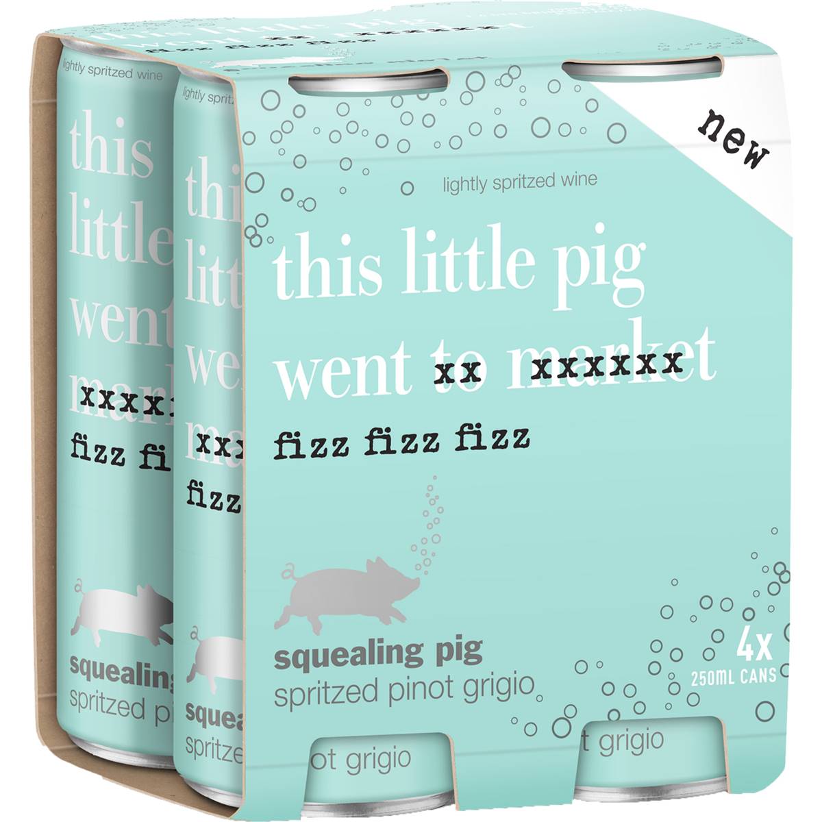 Squealing Pig Spritzed Pinot Grigio Can