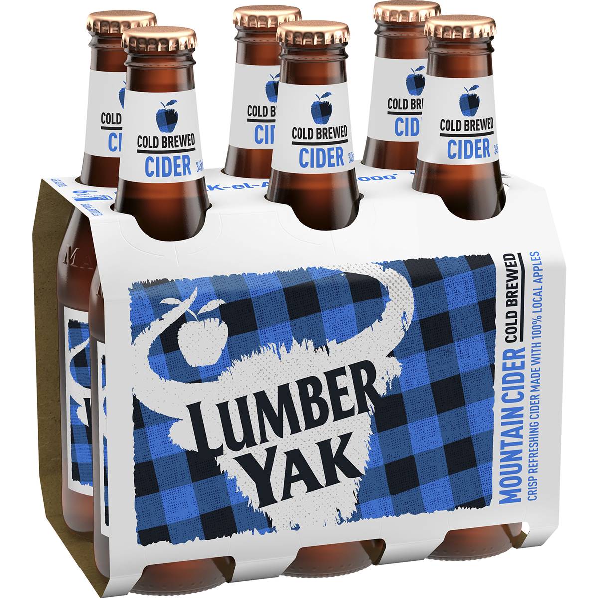 Lumber Yak Cold Brewed Mountain Apple Cider Bottles