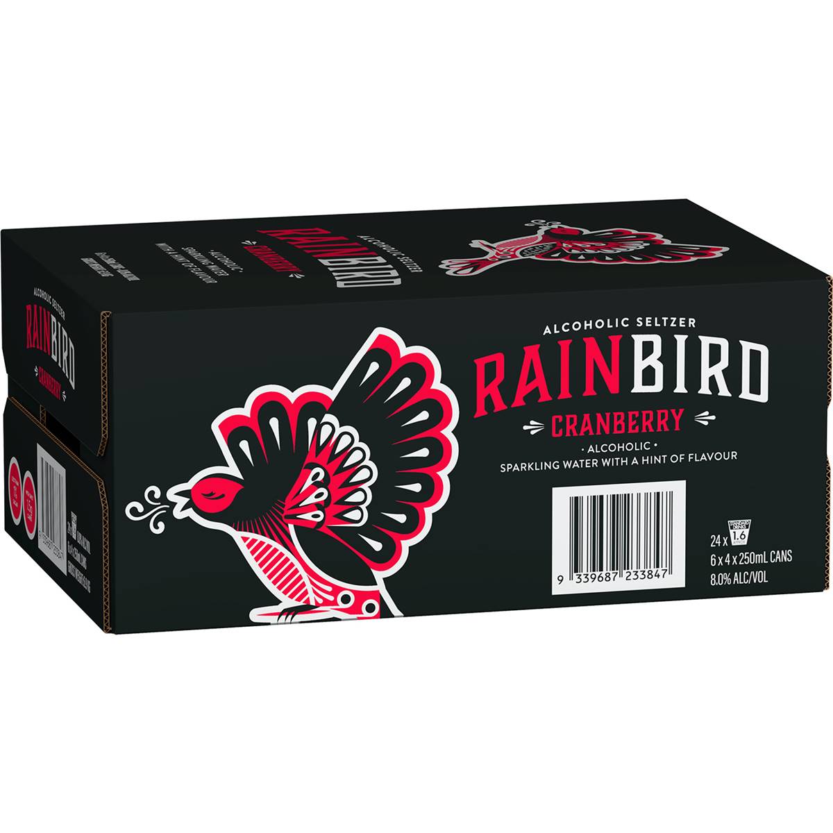 Rainbird Seltzer Cranberry Cans 