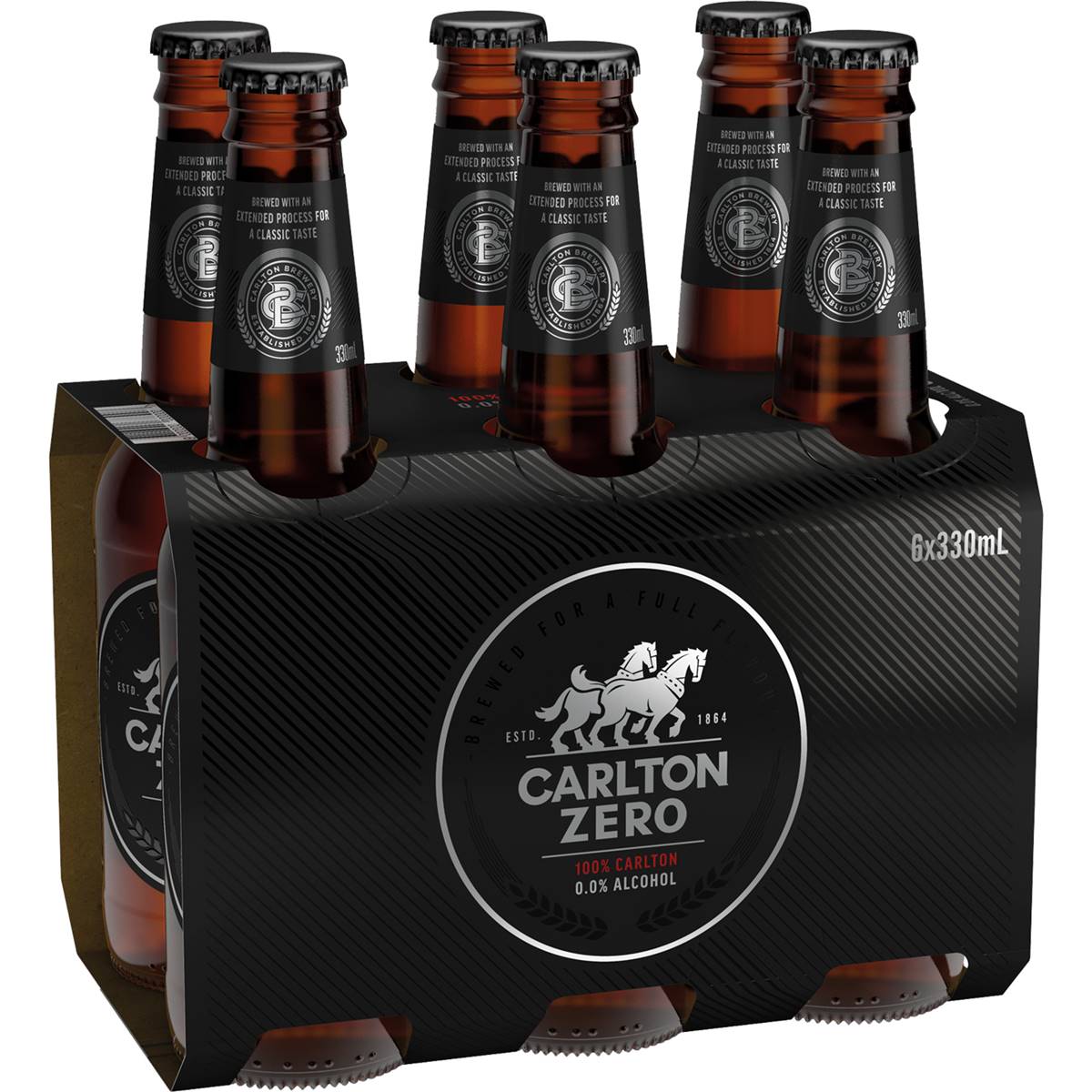 carlton-zero-bottle-330ml-x6-pack-woolworths