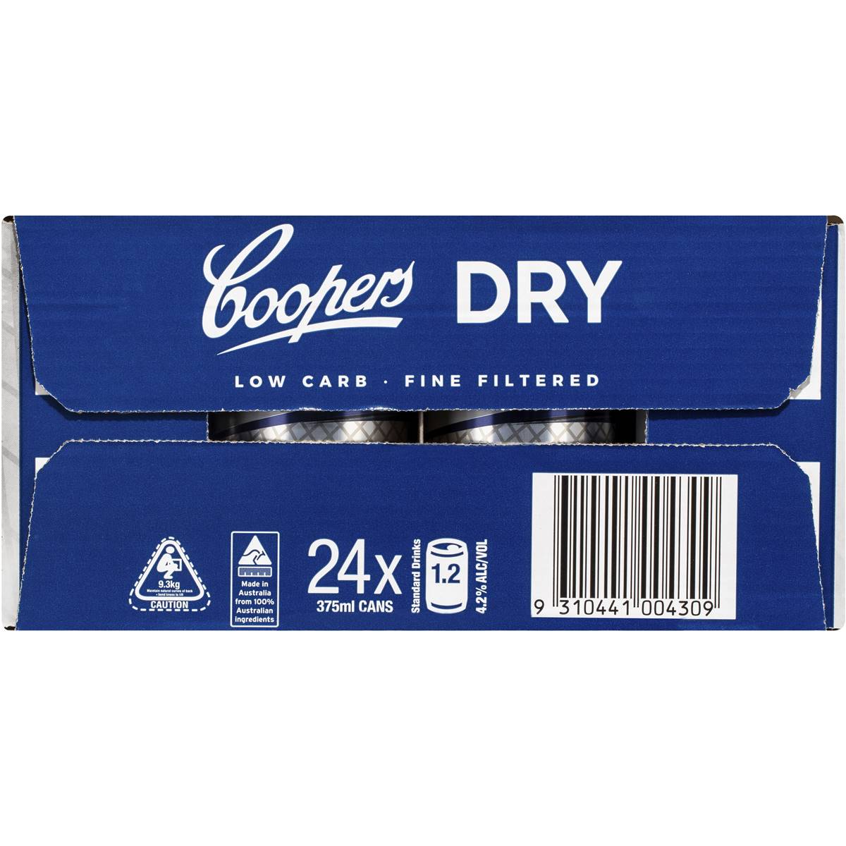 Coopers Dry Can 375ml X24 Case Woolworths