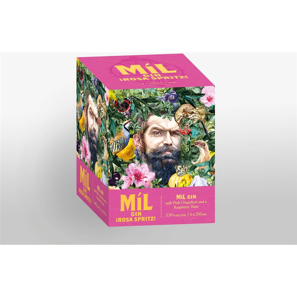 Mil Gin Spritz Rosa Cans
