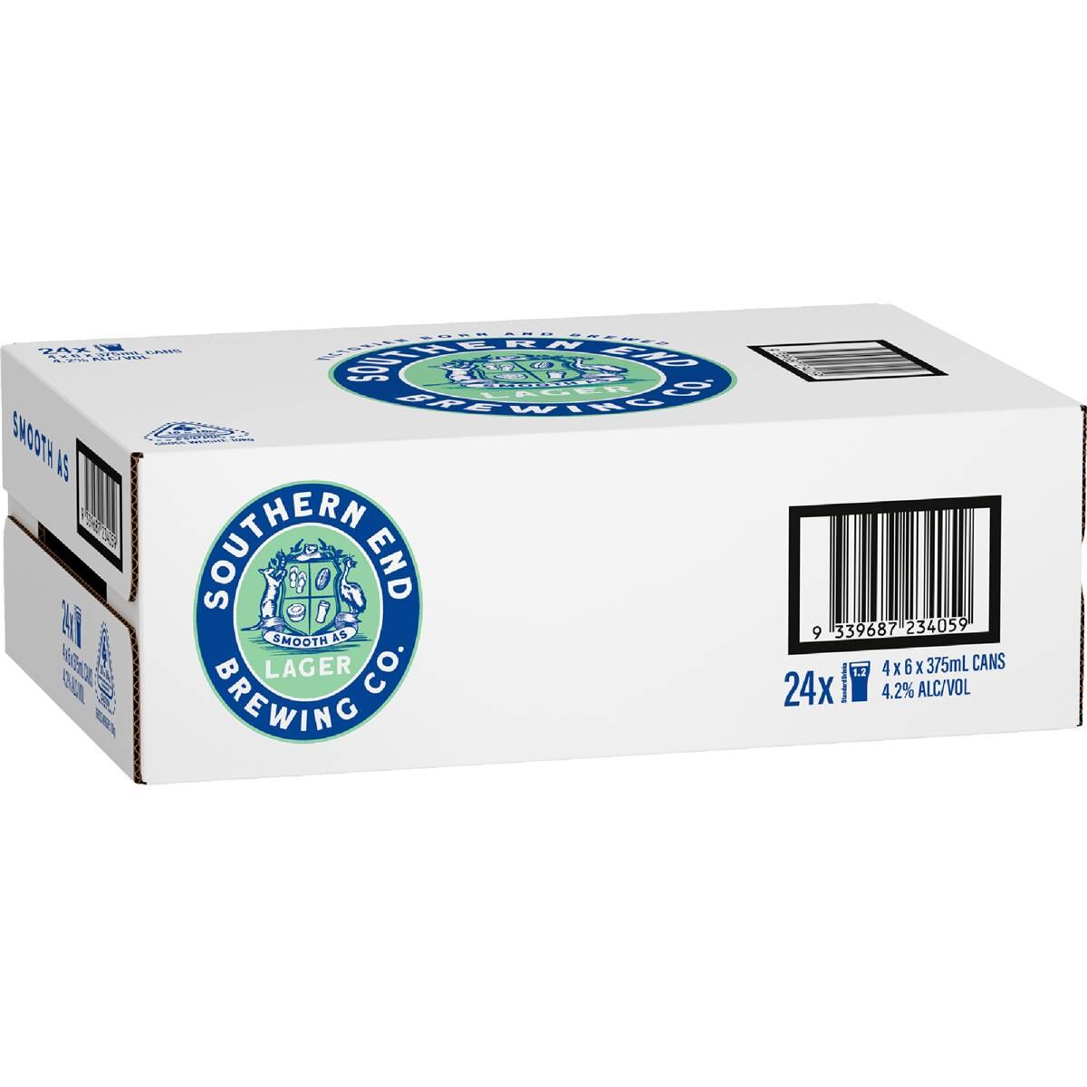 Southern End Brewing Co Smooth As Lager Cans 
