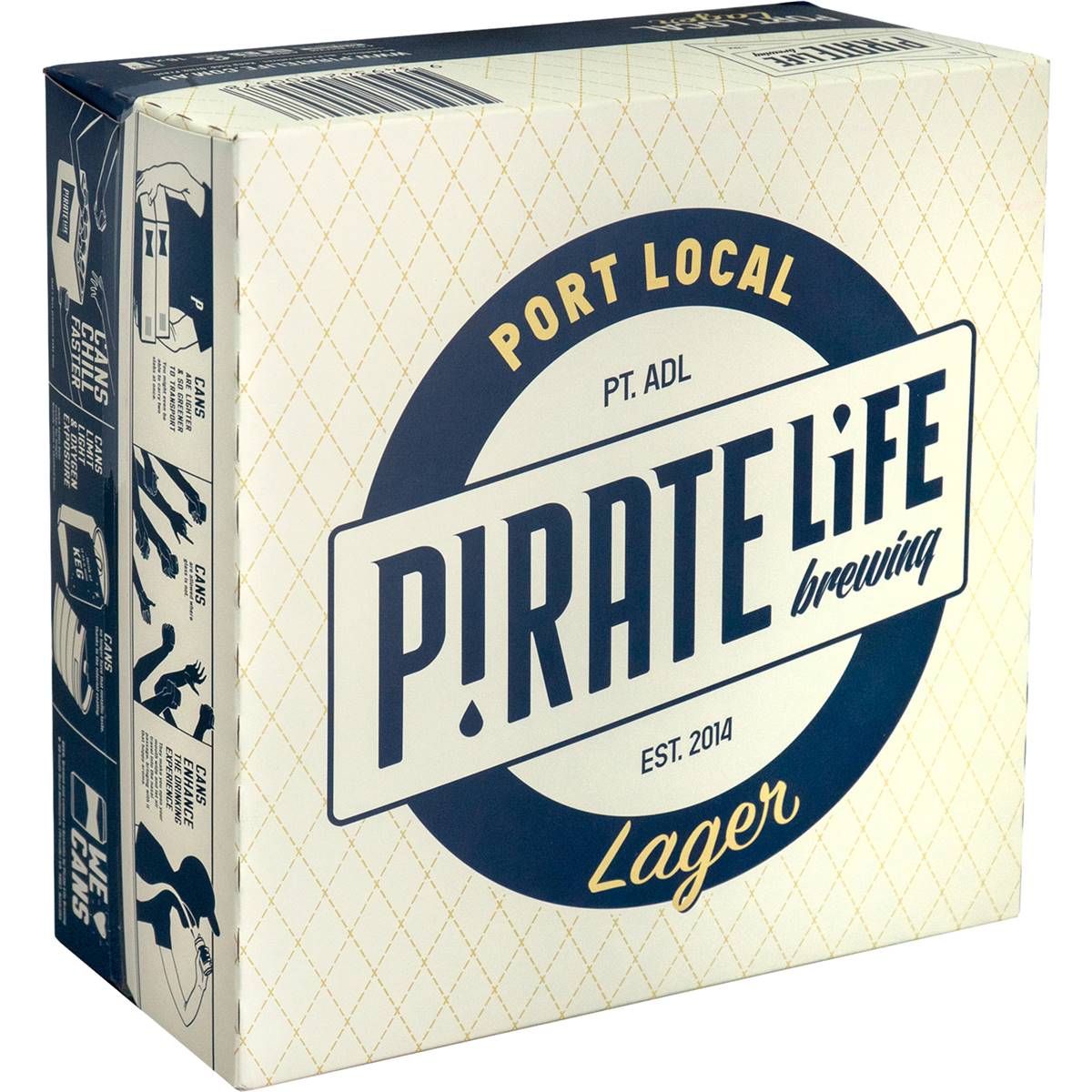 Pirate Life Brewing Port Local Lager Cans