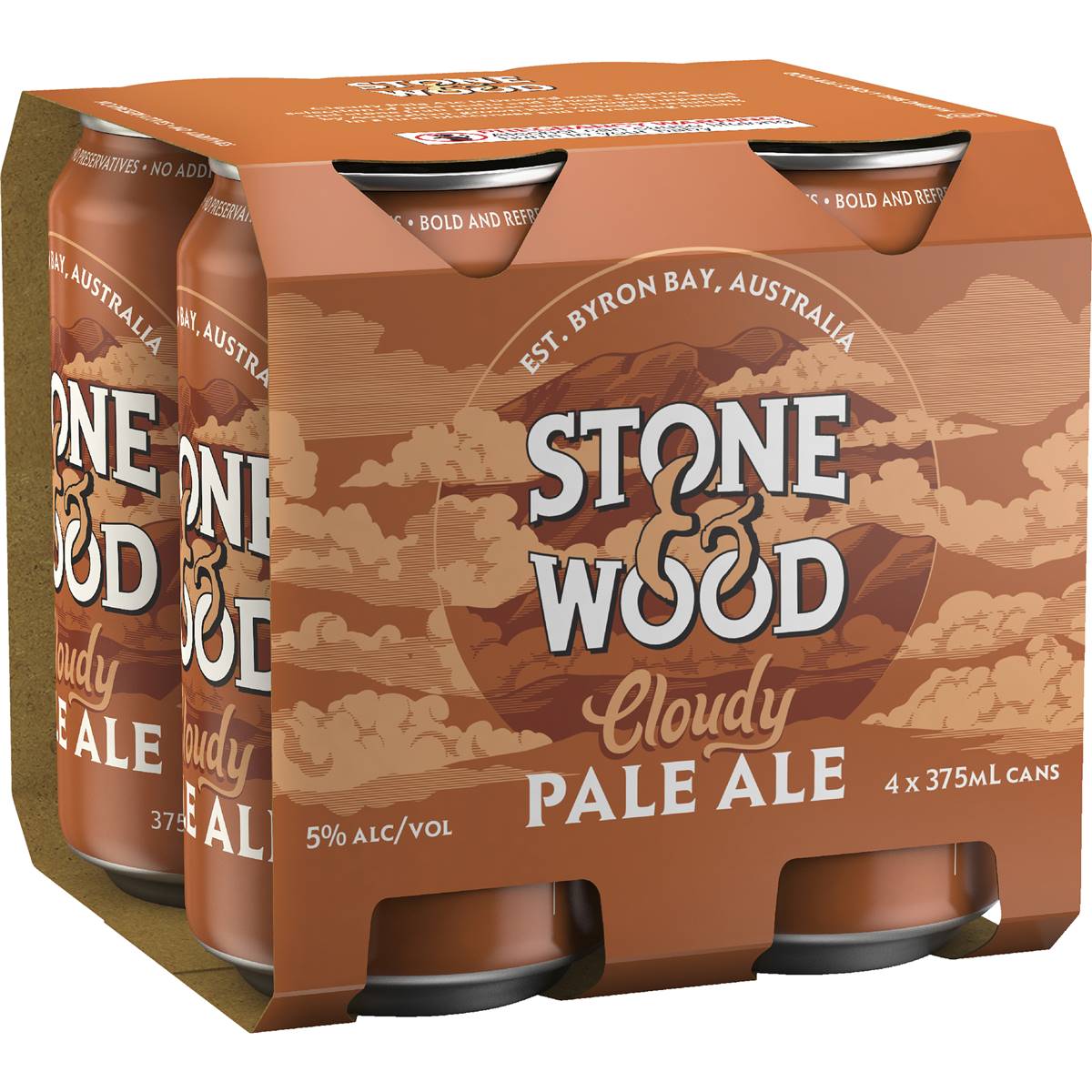 Stone & Wood Cloud Catcher Pale Ale Can 375ml X 4 Pack Woolworths