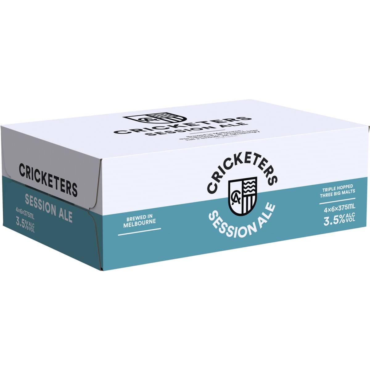 Cricketers Arms Session Ale Cans 375mlx 24 Case Woolworths