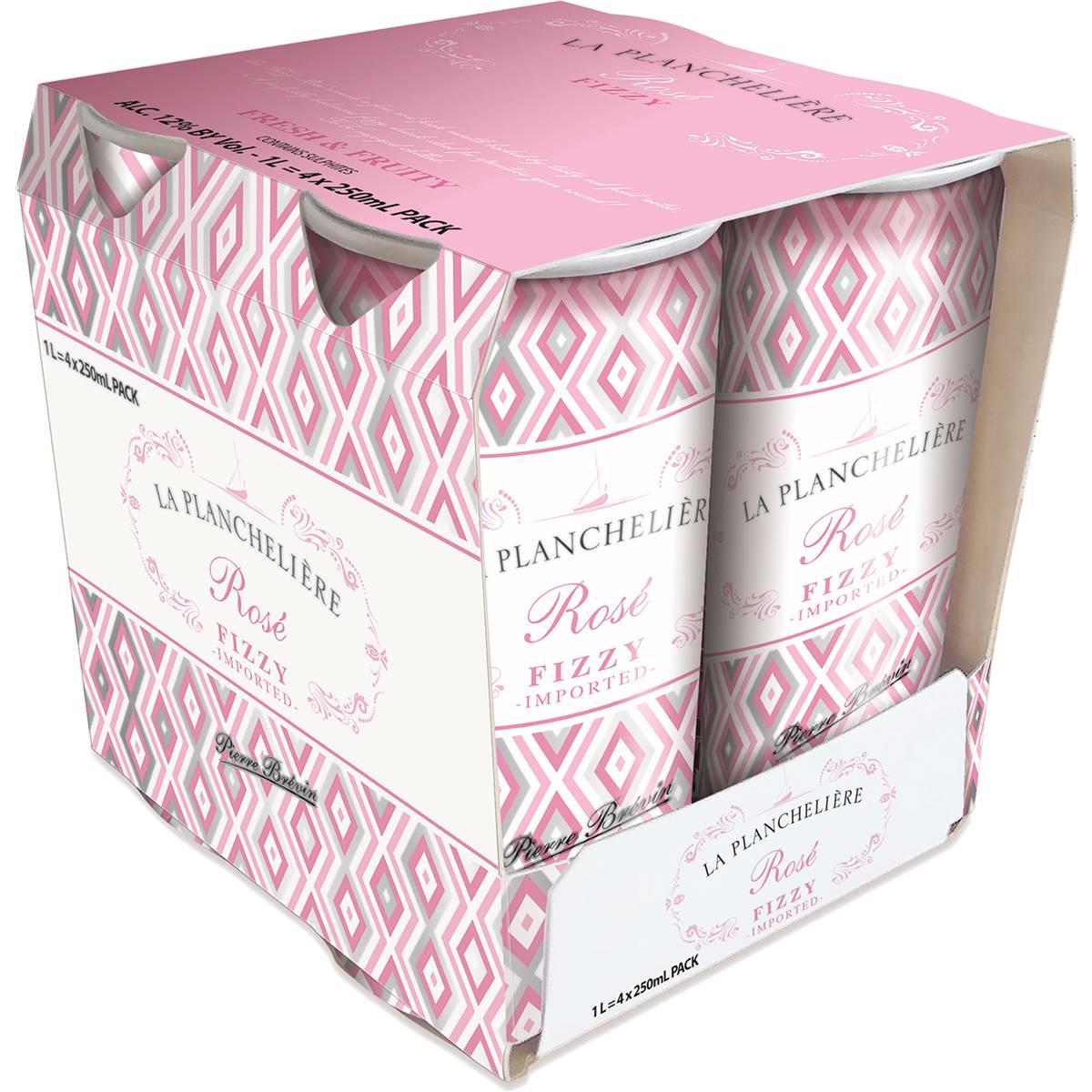 La Plancheliere Rose Fizzy 250ml X 4 Pack Woolworths