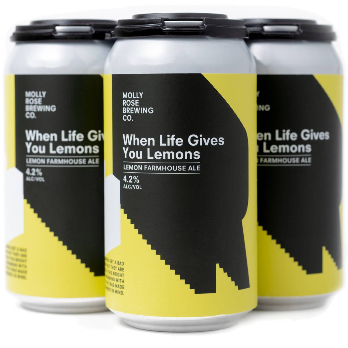 Molly Rose Brewing When Life Gives You Lemons Lemon Farmhouse Ale Cans