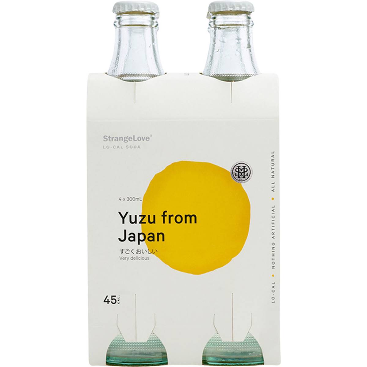 Strangelove Yuzu From Japan Low Calorie Soda Bottles 300ml X 4 Pack strangelove-yuzu-from-japan-low-calorie-soda-bottles-300ml-x-4-pack