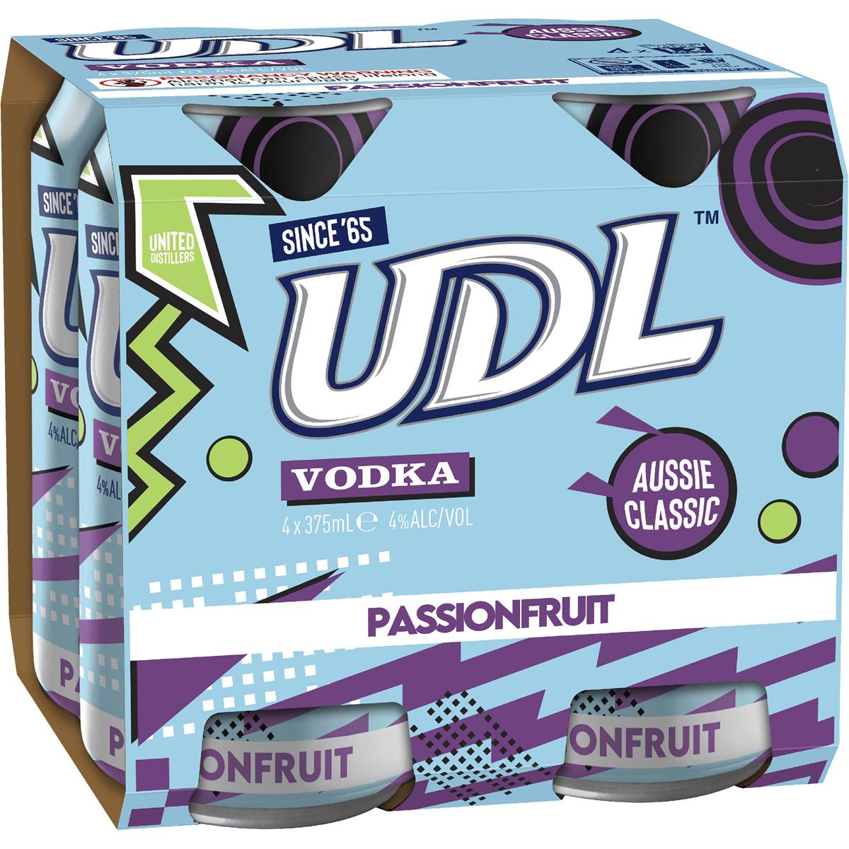 Udl Vodka Passionfruit Cans 