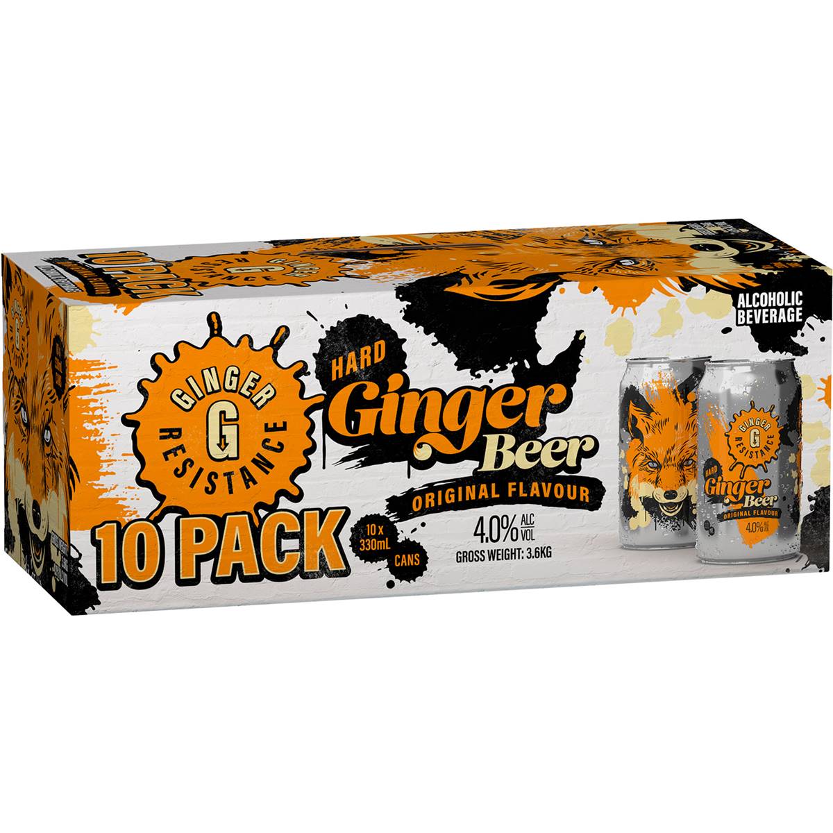Ginger Resistance Ginger Resistance Hard Ginger Beer Cans