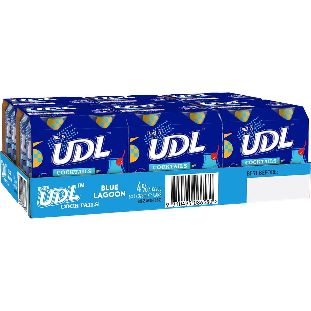 Udl Cocktails Blue Lagoon Cans