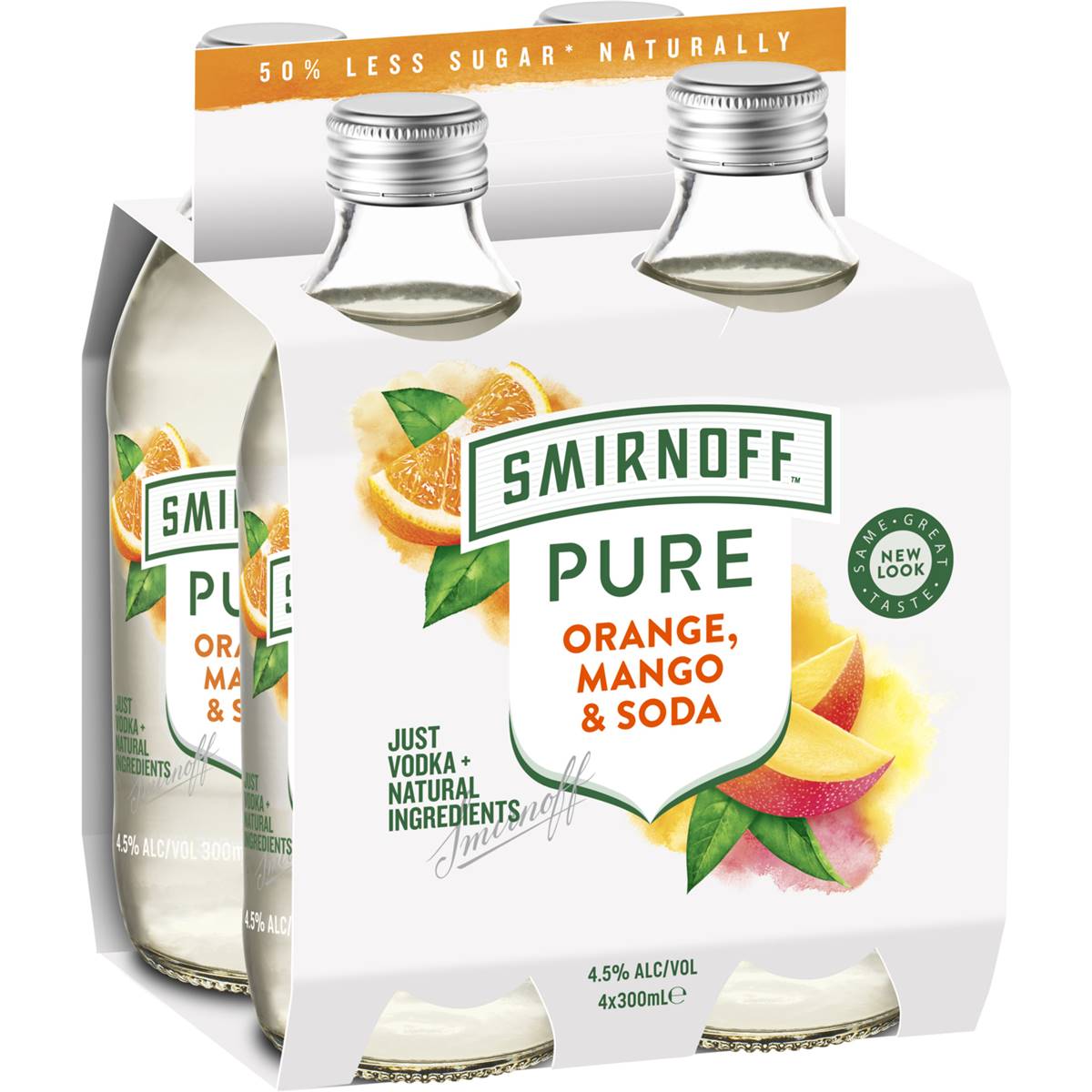 Smirnoff Pure Vodka Orange Mango & Soda
