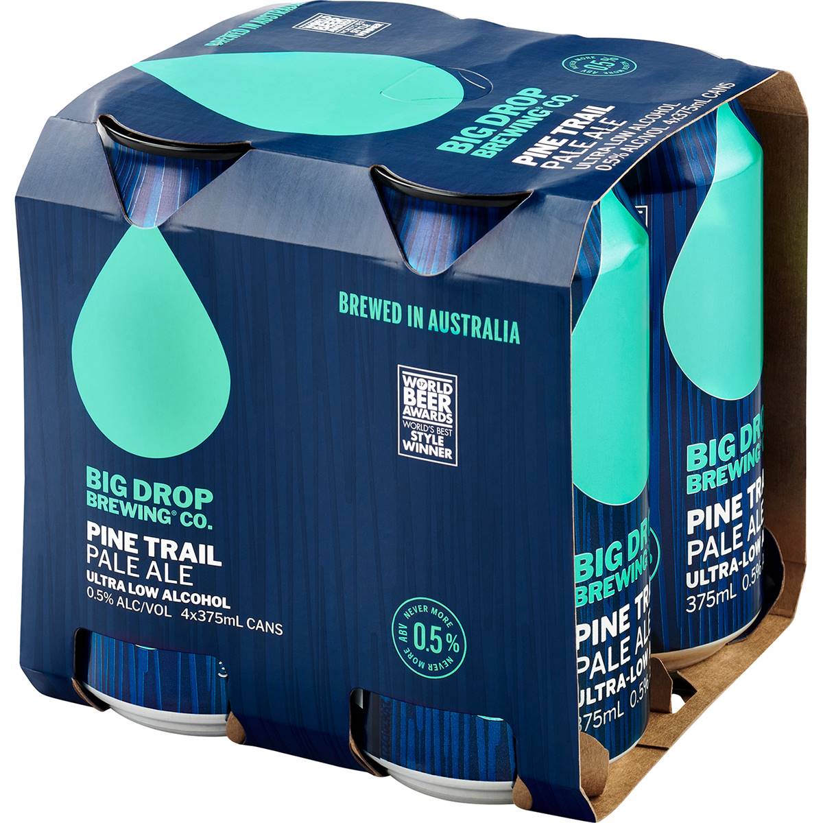 Big Drop Pine Trail Ale Cans 375ml X4 Pack Woolworths