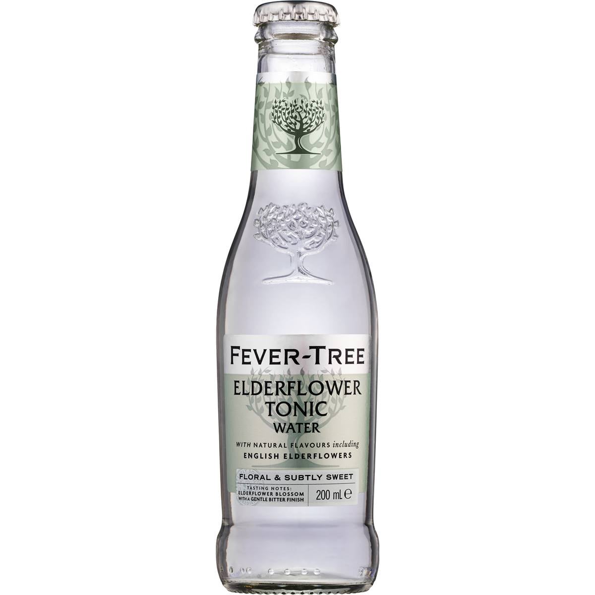 Fevertree Elderflower Tonic Water Bottles 200ml X 4 Pack Woolworths
