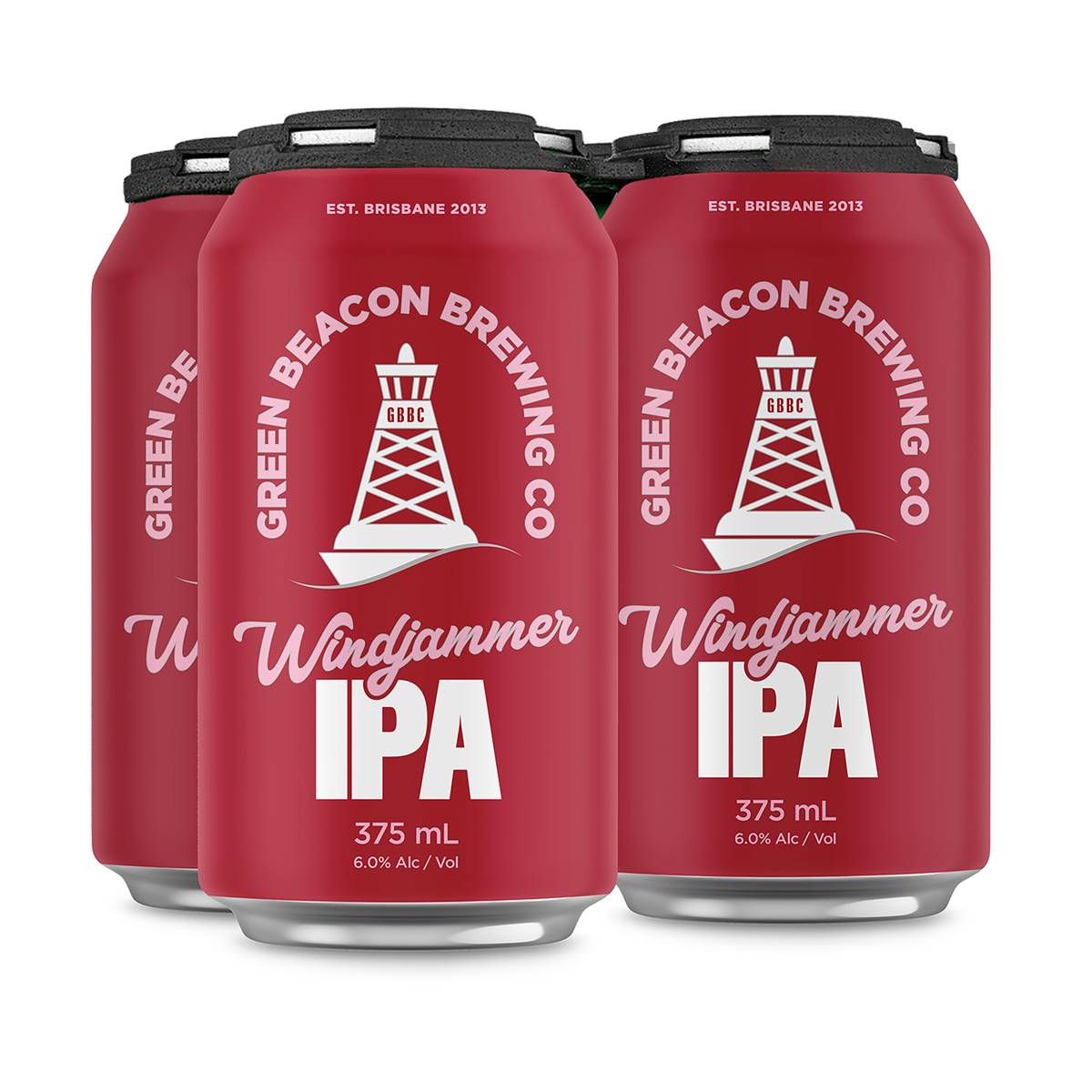 Green Beacon Brewing Co Windjammer Ipa Cans