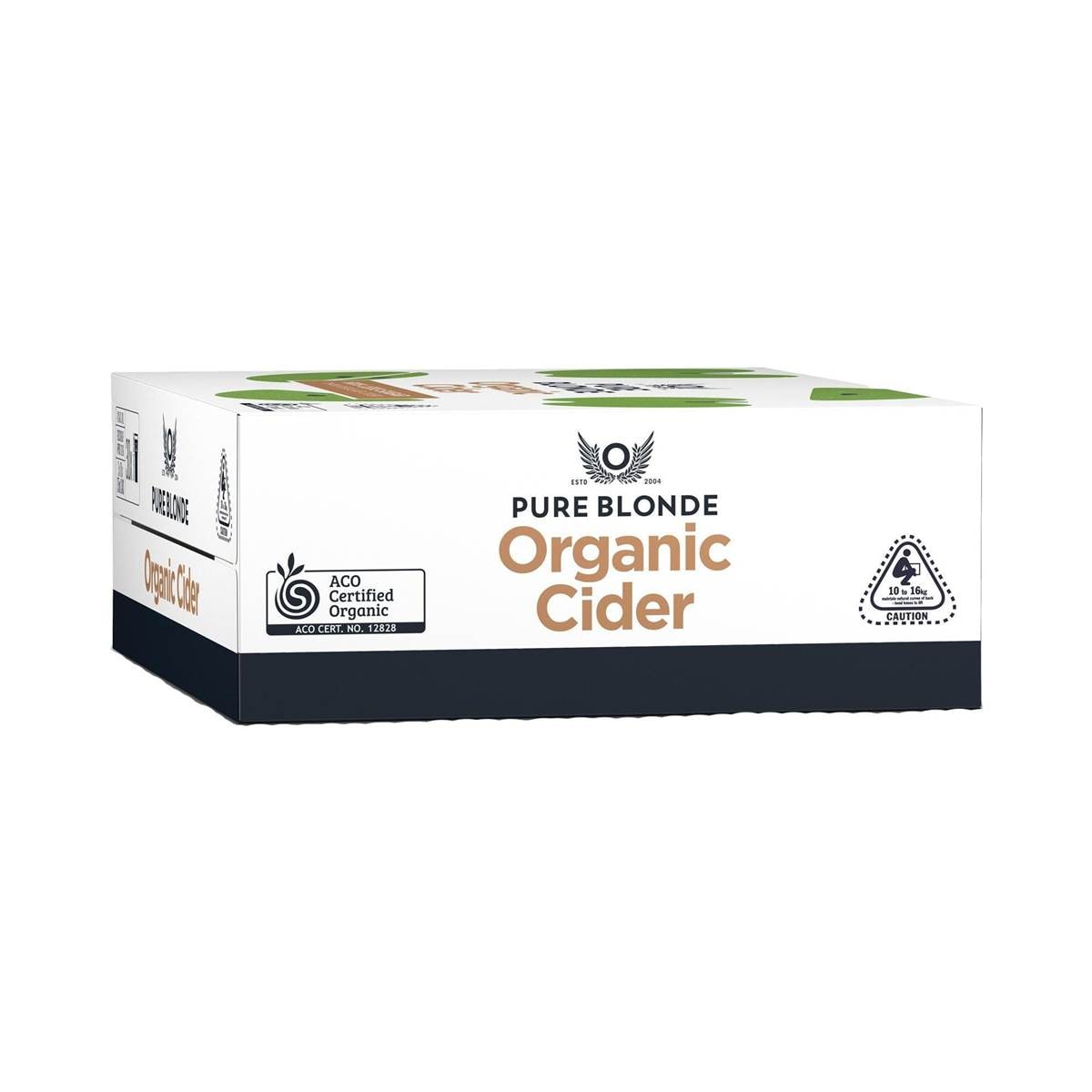 Pure Blonde Organic Apple Cider 375mL x 30 case