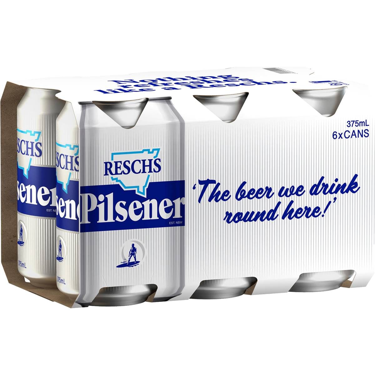 Reschs Pilsener Can 375mL x 6 Pack