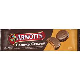 Arnott's Caramel Crown Chocolate Biscuits