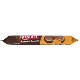 Arnott's Caramel Crown Chocolate Biscuits