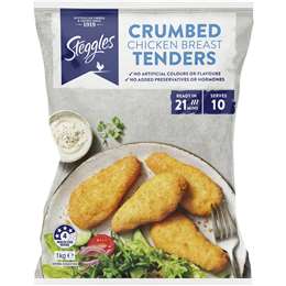 Steggles Chicken Breast Tenders Crumbed