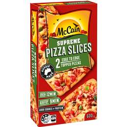 Mccain Frozen Pizza Slices Supreme 