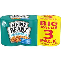 Heinz Beanz Baked Beans No Added Sugar Multipack