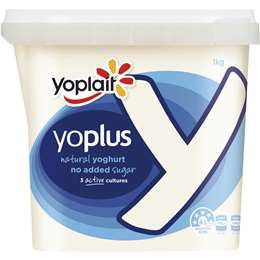 Yoplait Yoplus Natural Yoghurt 1kg | Woolworths