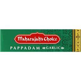 Maharajah's Choice Garlic Pappadams