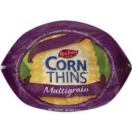 Real Foods Corn Thins Multigrain