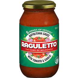 Raguletto Napolitano - Tomato & Garlic Bolognese Pasta Sauce