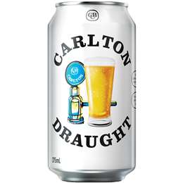 Carlton Draught Heritage Can 375ml | Woolworths