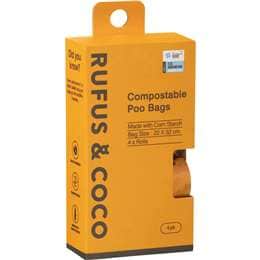 Rufus & Coco Do Good Poo Bags Biodegradable
