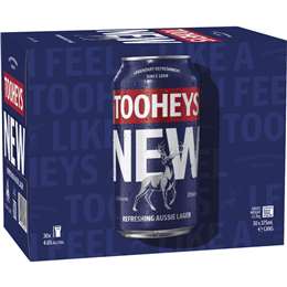 Tooheys New Lager Cans