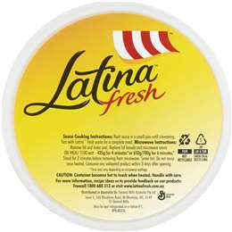 Latina Fresh Pasta Sauce Cheese Bacon Mushroom