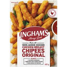 Ingham's Frozen Chicken Breast Chipees 400g | Woolworths