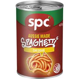 Spc Spaghetti Cheesy Cheddar 420g