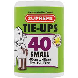 Supreme Tie Up Bags Small 