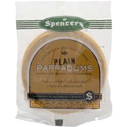 Spencers Pappadums Plain Pappadums